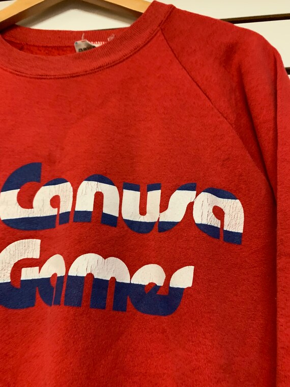 Vintage canusa games crewneck Sweatshirt size XL … - image 5