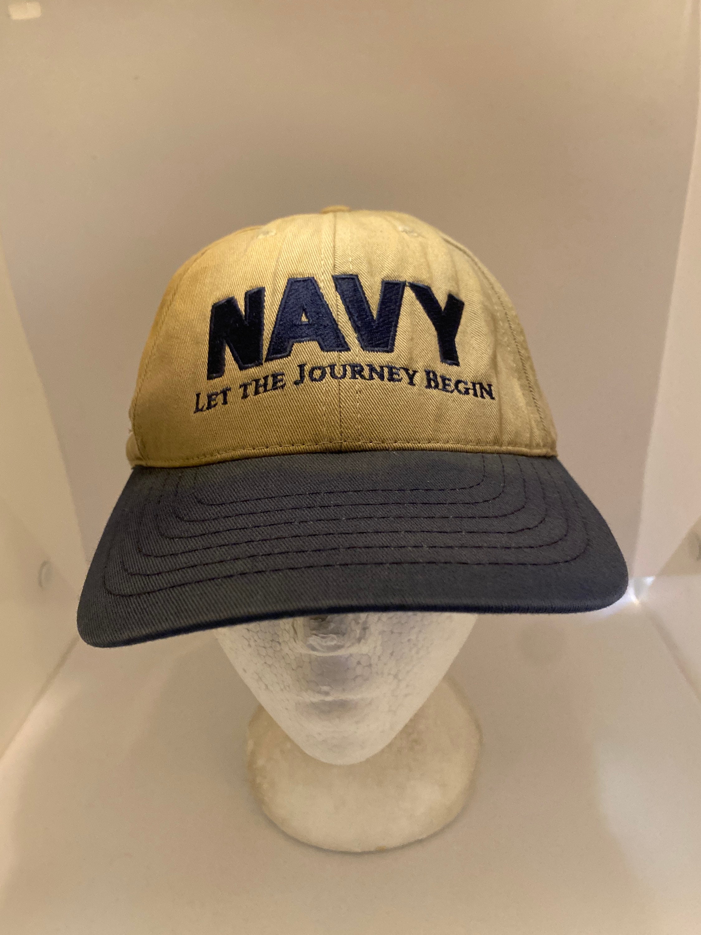 Vintage Navy Trucker Snapback Hat 1980s J22 - Etsy