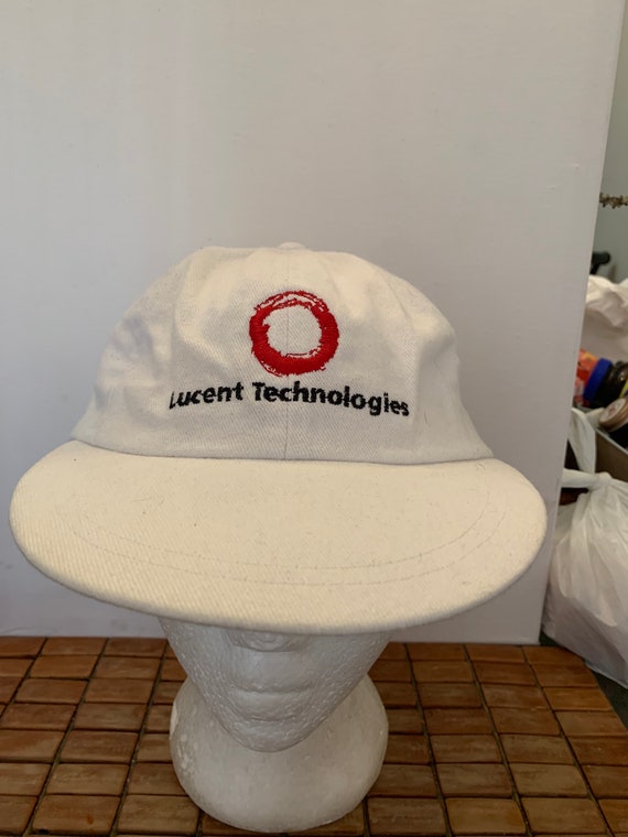 Vintage lucent Technologies Strapback hat adjusta… - image 1