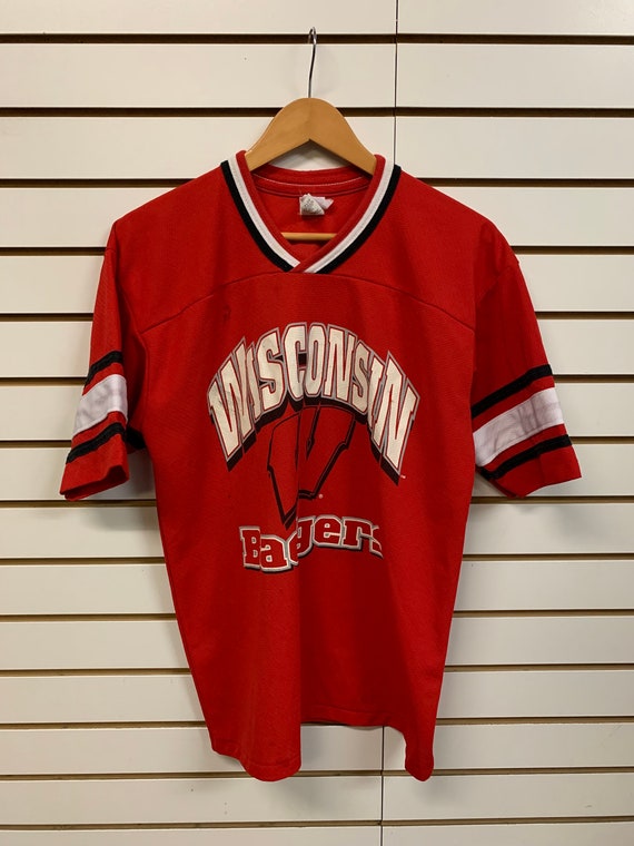 Vintage Wisconsin Badgers youth football jersey Si