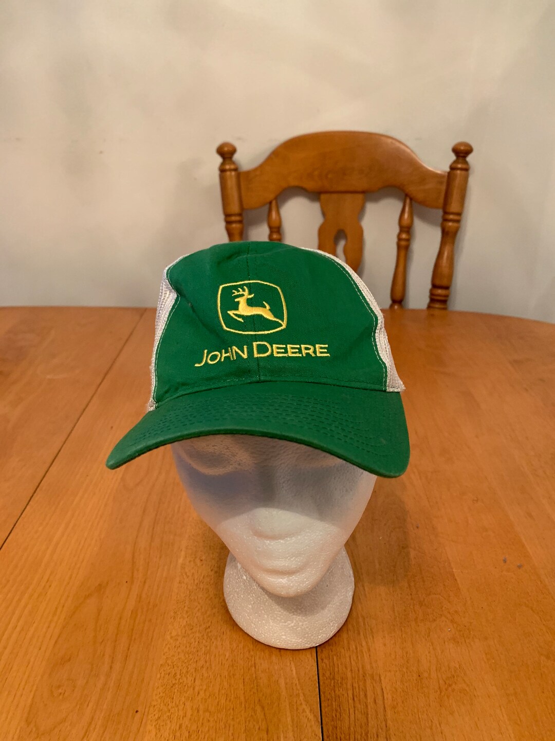 John Deere Casquette vintage avec logo NCAA pour homme, Vert, Taille unique
