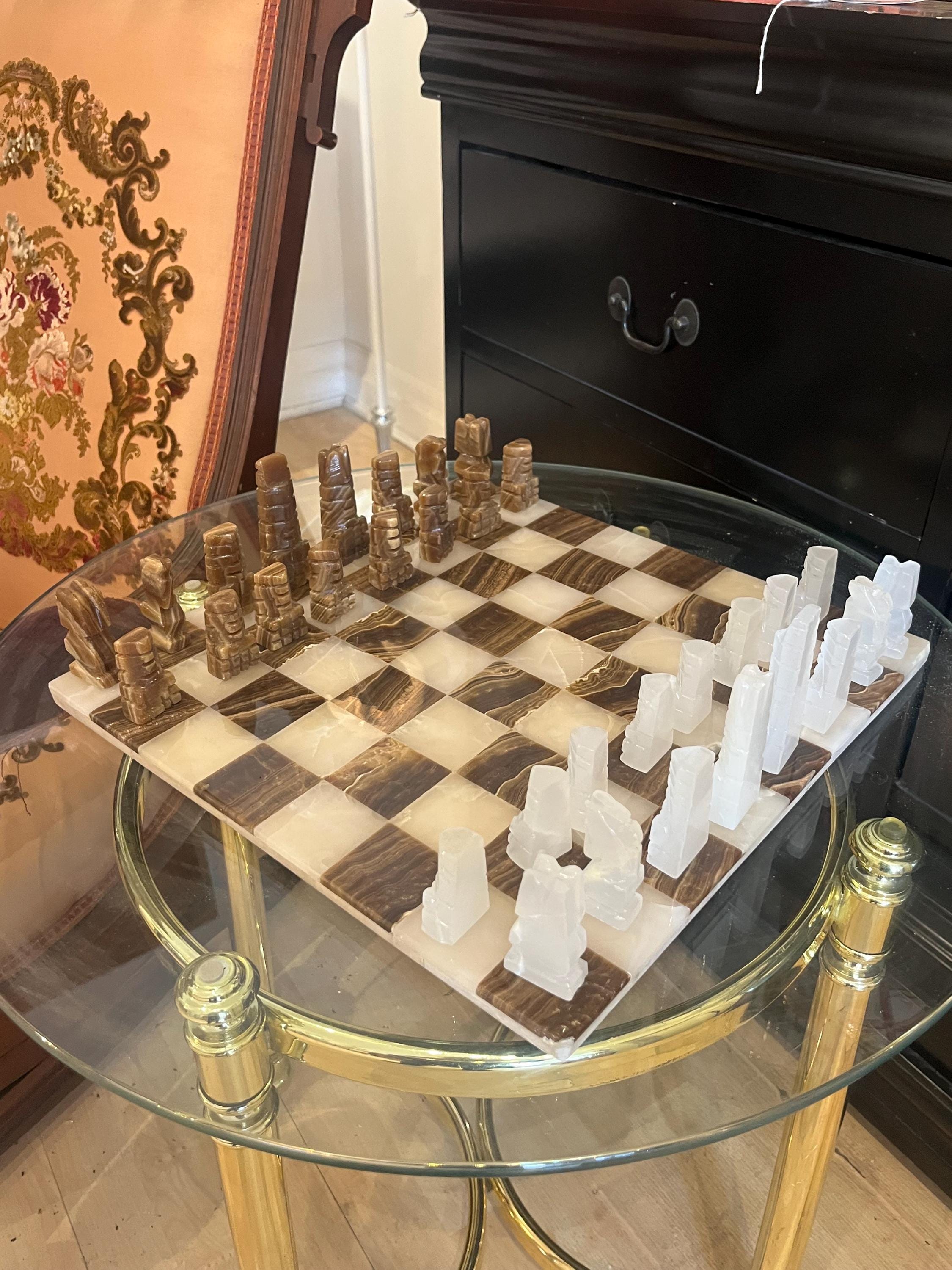 Jeux d'Échecs de Luxe : Ensembles Or, Bronze, Onyx - Collection Prestige