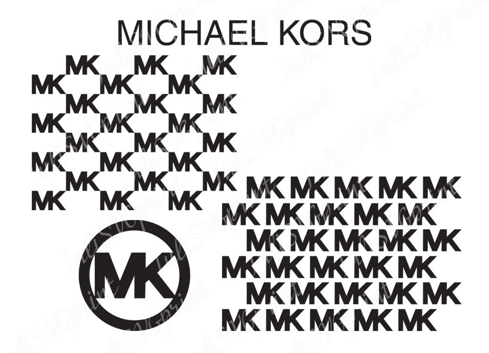 Michael Kors Seamless Pattern svg png Michael Kors svg MK Etsy
