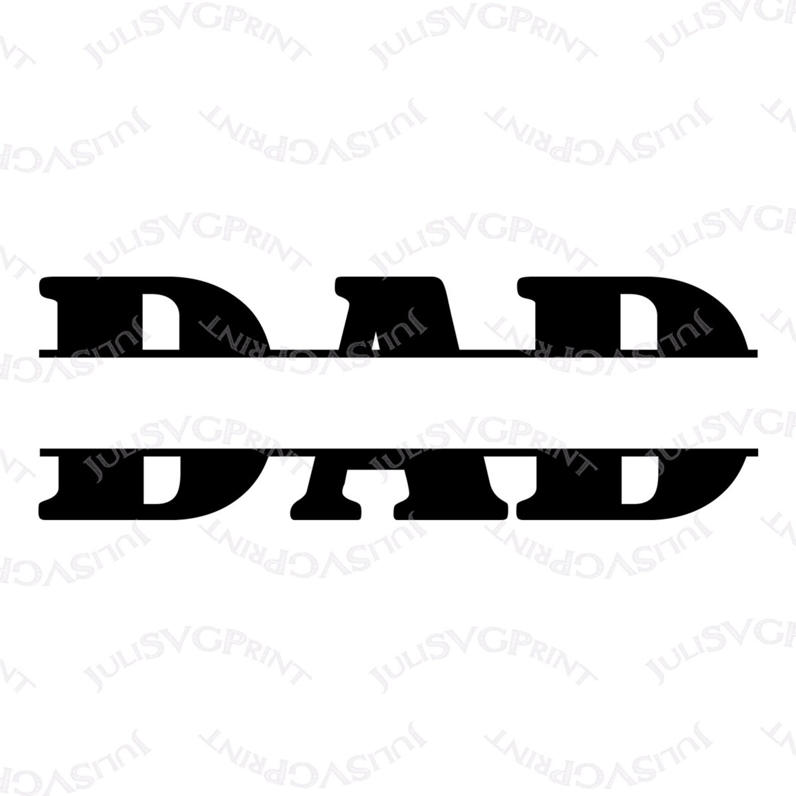 Dad svg Dad split Monogram svg Dad clipart Dad monogram svg | Etsy