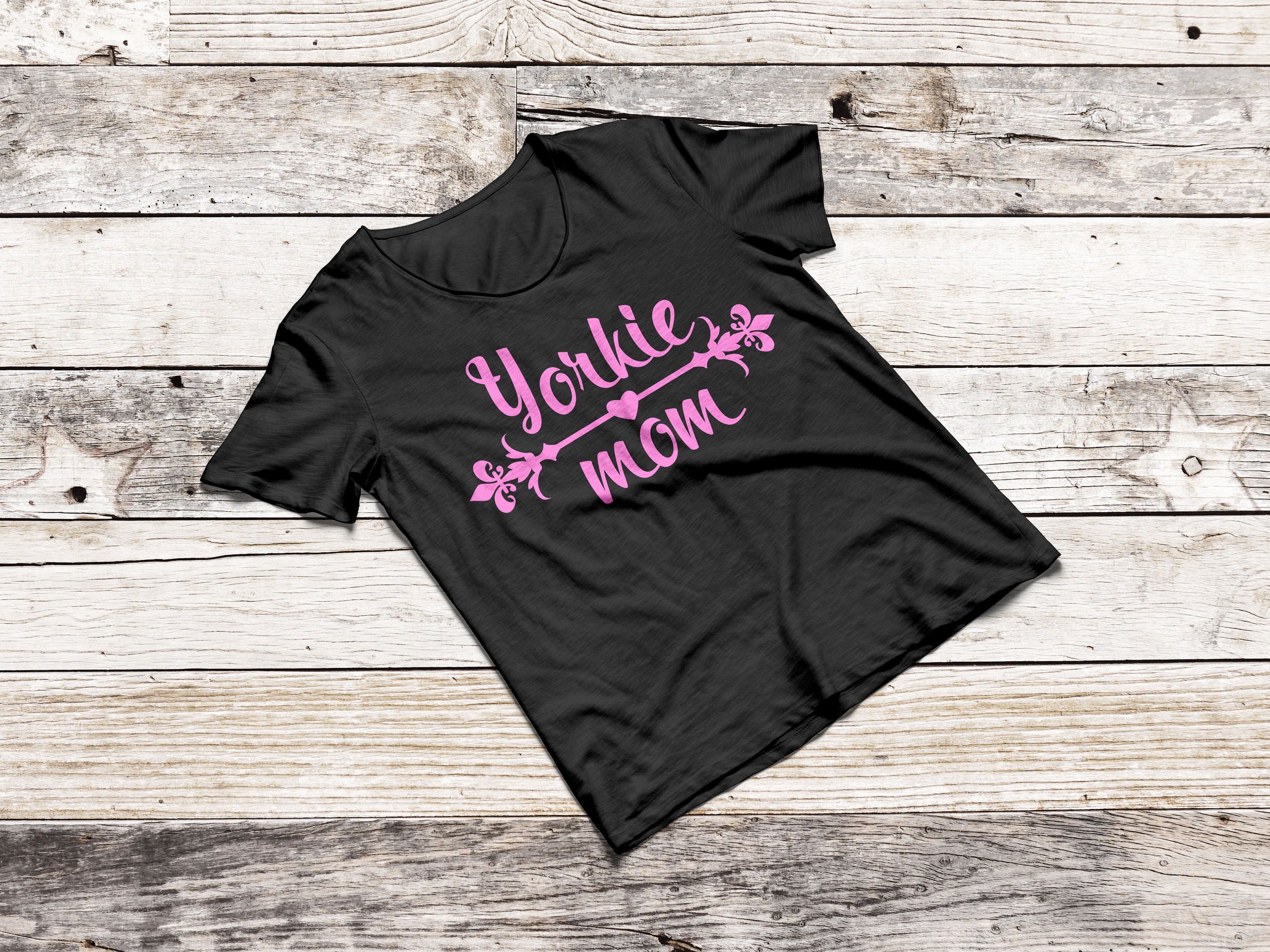 Download Yorkie mom svg Dog mom svg Yorkie mom PNG DXF Pink Yorkie ...