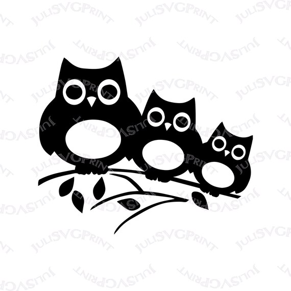 Download Owl Svg Owl Family Clipart Owl Family Svg Funny Owl Png Cute Etsy