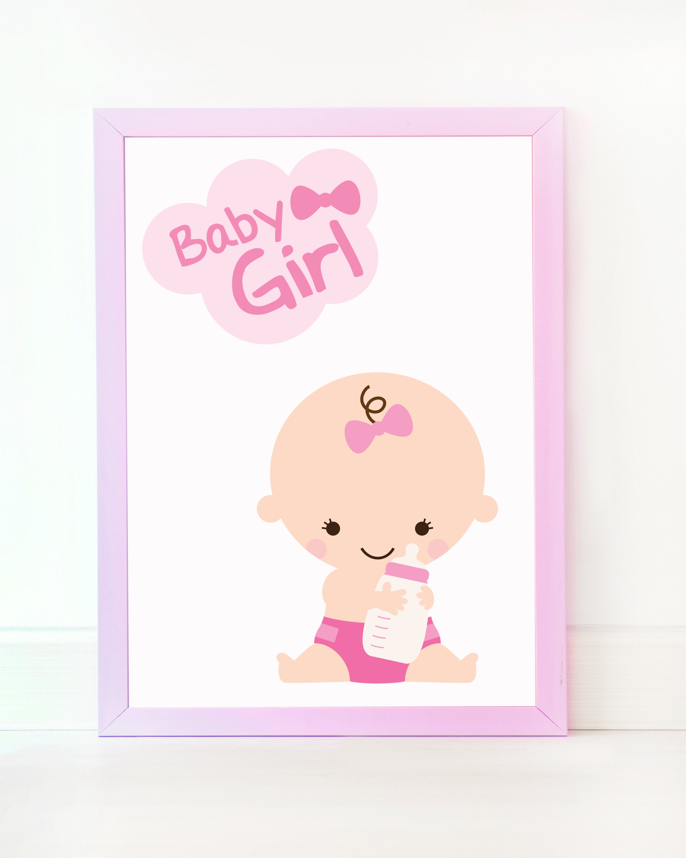 Nursery Baby Girl Printable Etsy