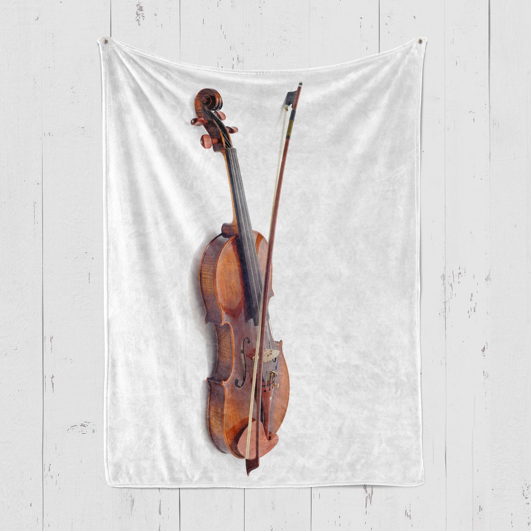 Violin Blanket, Violin Throw, Violin Fleece Etsy
