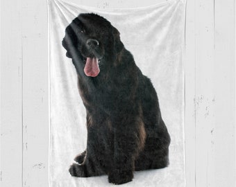 Newfoundland Blanket, Newfoundland Throw, Newfoundland Lover Gift, Gift Ideas