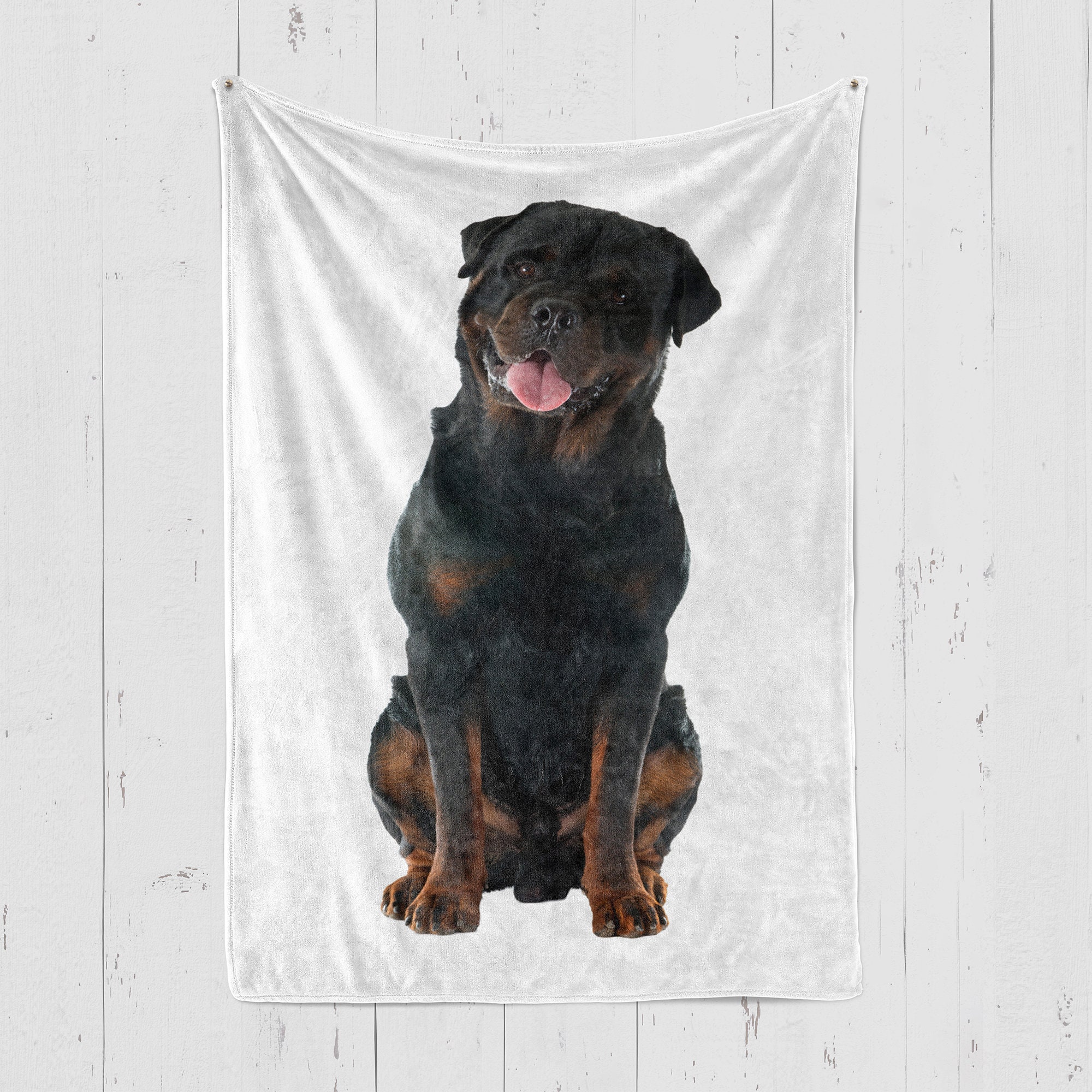 rottweiler throw blanket