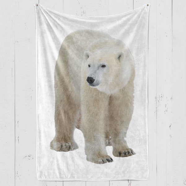 Polar Bear Blanket Etsy