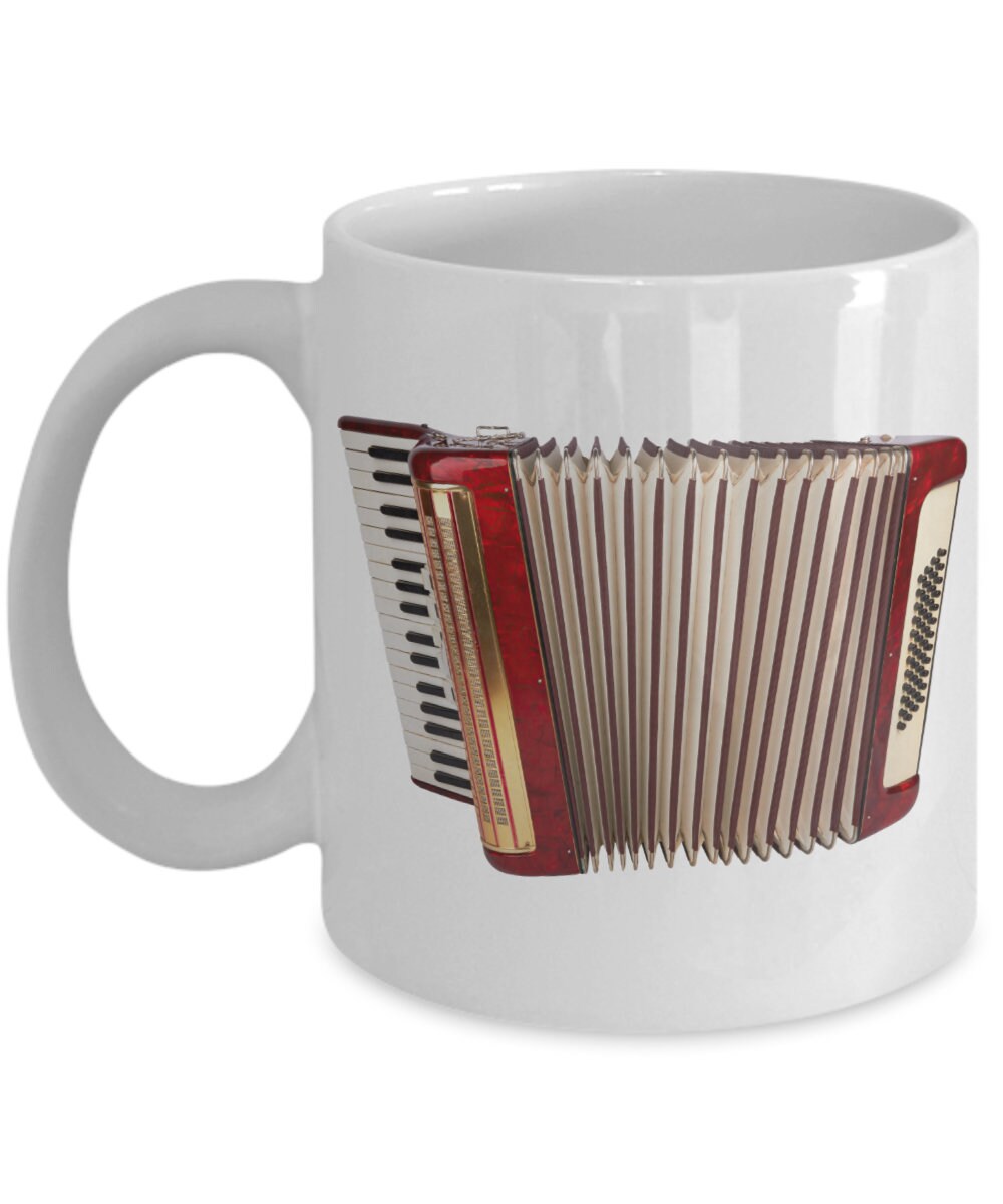 Accordion Mug, Accordion Cup, Accordion Lover Gift, Accordionist Etsy