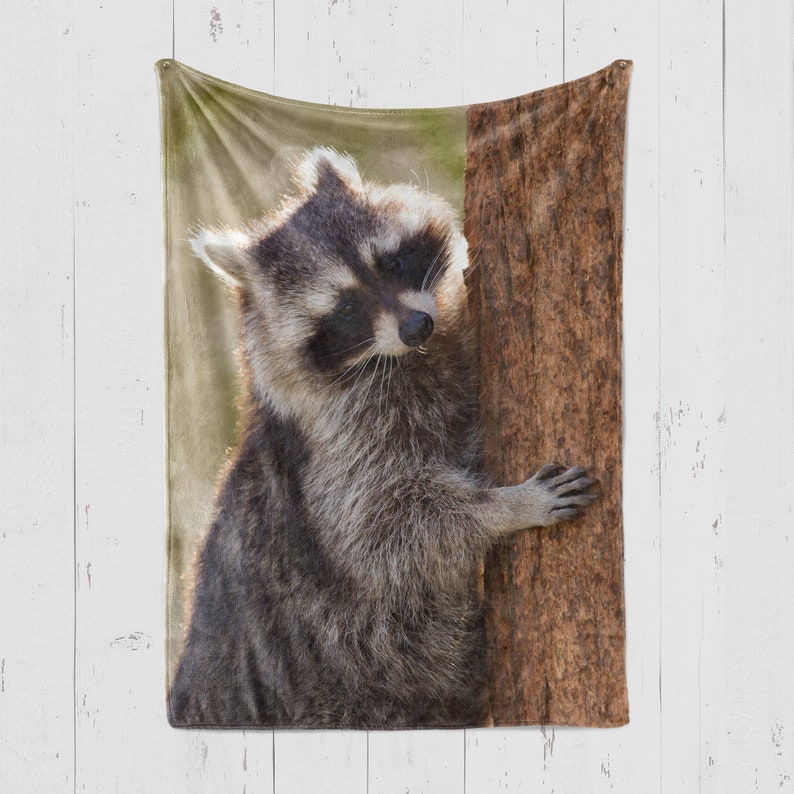 Raccoon Blanket Raccoon Whisperer Racoon Lover Gift Gift Etsy Australia