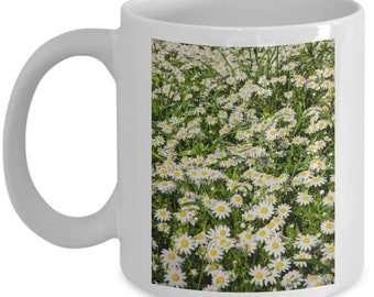 Daisies Mug, Daisy Cup, Daisy Lover Gift, Gift Ideas