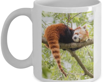 Red Panda Mug, Red Panda Cup, Red Panda Lover Gift, Gift Ideas