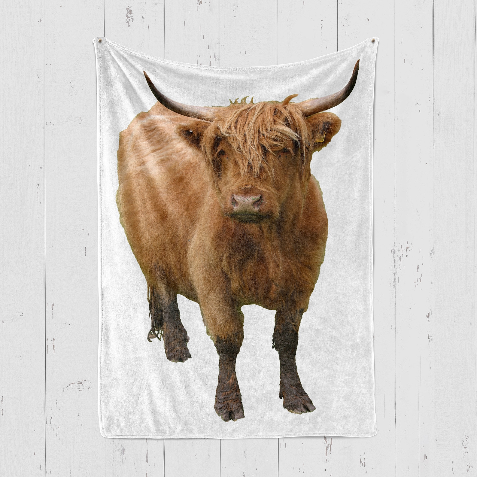 Scottish Highland Cow Blanket Scottish Highland Cow Lover Etsy