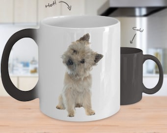 Cairn Terrier Color Changing Mug, Cairn Terrier Color Changing Cup, Cairn Terrier Lover Gift