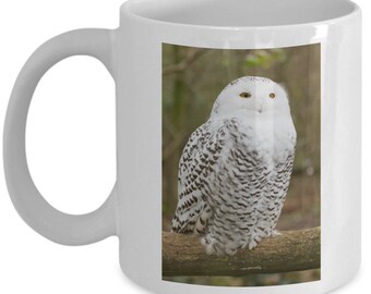 Snowy Owl Mug, Snowy Owl Cup, Kitchen Decor