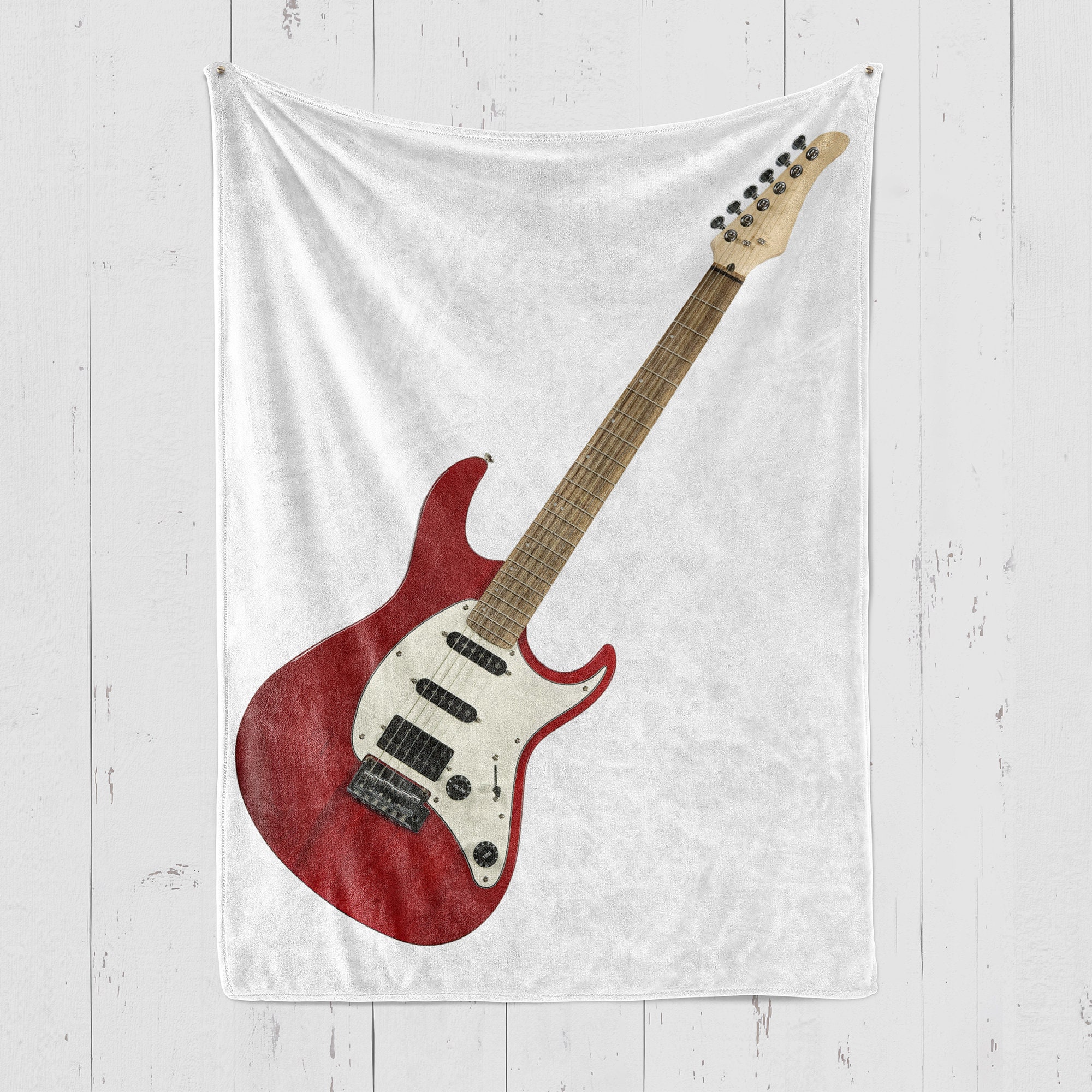 Guitar Blanket Guitar Throw Guitar Fleece - Etsy
