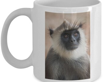 Monkey Mug, Monkey Cup, Kitchen Decor