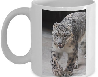 Snow Leopard Mug, Snow Leopard Cup, Snow Leopard Lover Gift, Gift Idea