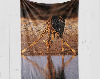 Giraffe Blanket 2, Giraffe Throw, Giraffe Lover Gift, Gift Ideas