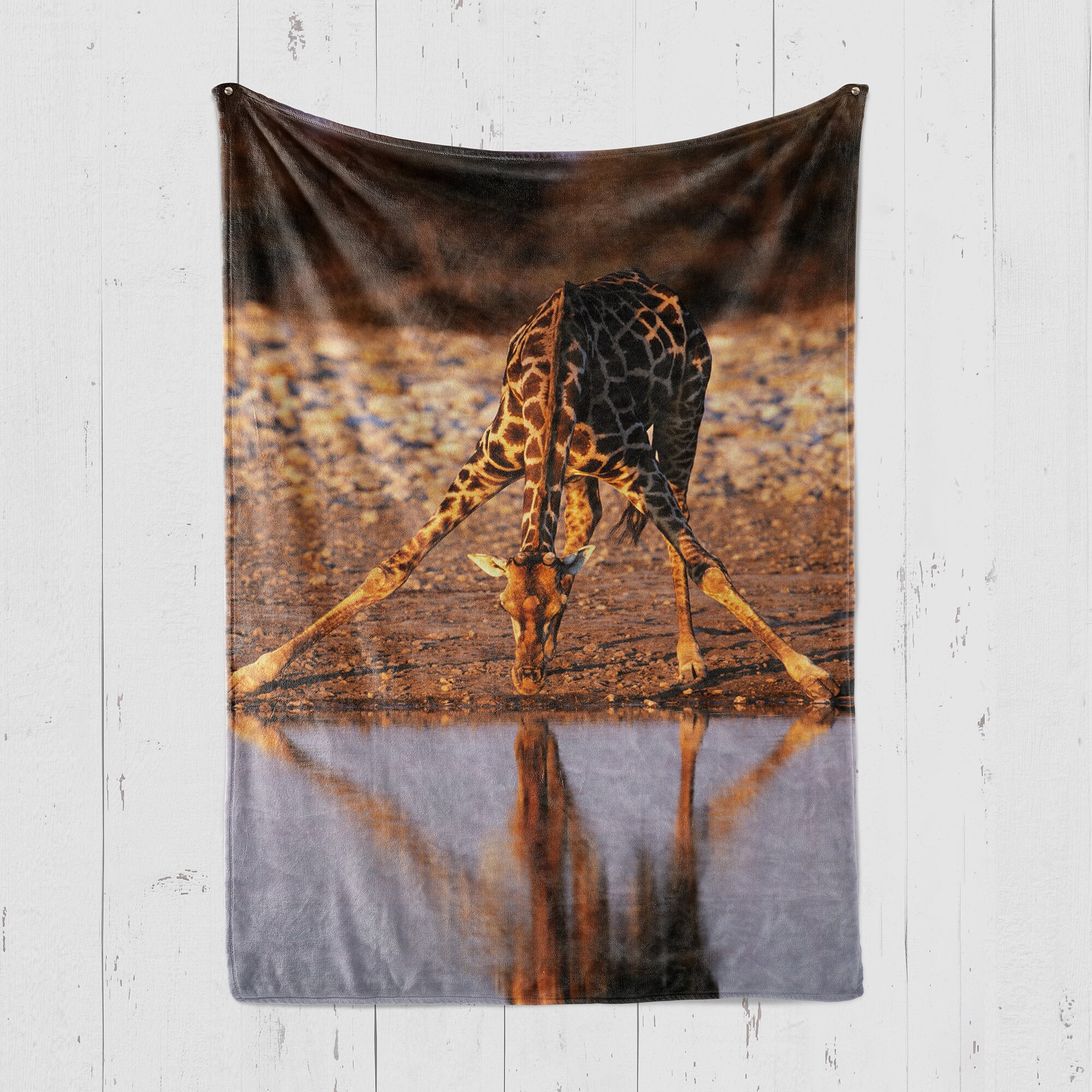 Giraffe Blanket 2 Giraffe Throw Giraffe Lover Gift Gift Etsy