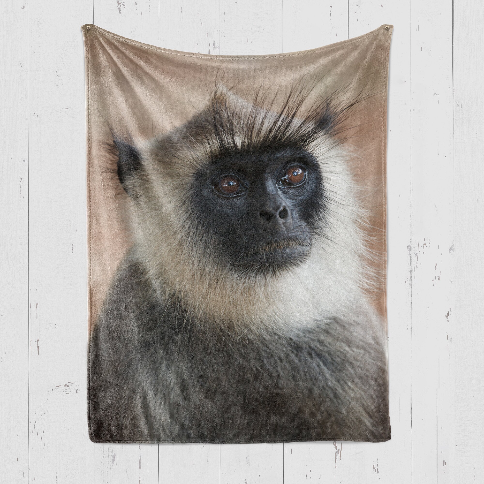 Monkey Blanket Monkey Throw Etsy Canada
