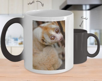 Loris Color Changing Mug, Loris Color Changing Cup, Loris Lover Gift, Gift Idea