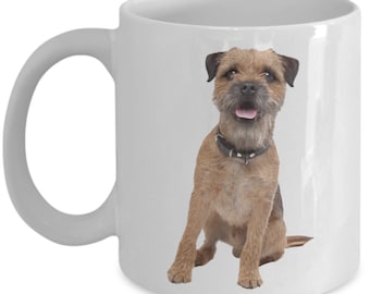 Border Terrier Mug, Border Terrier Cup, Border Terrier Lover Gift