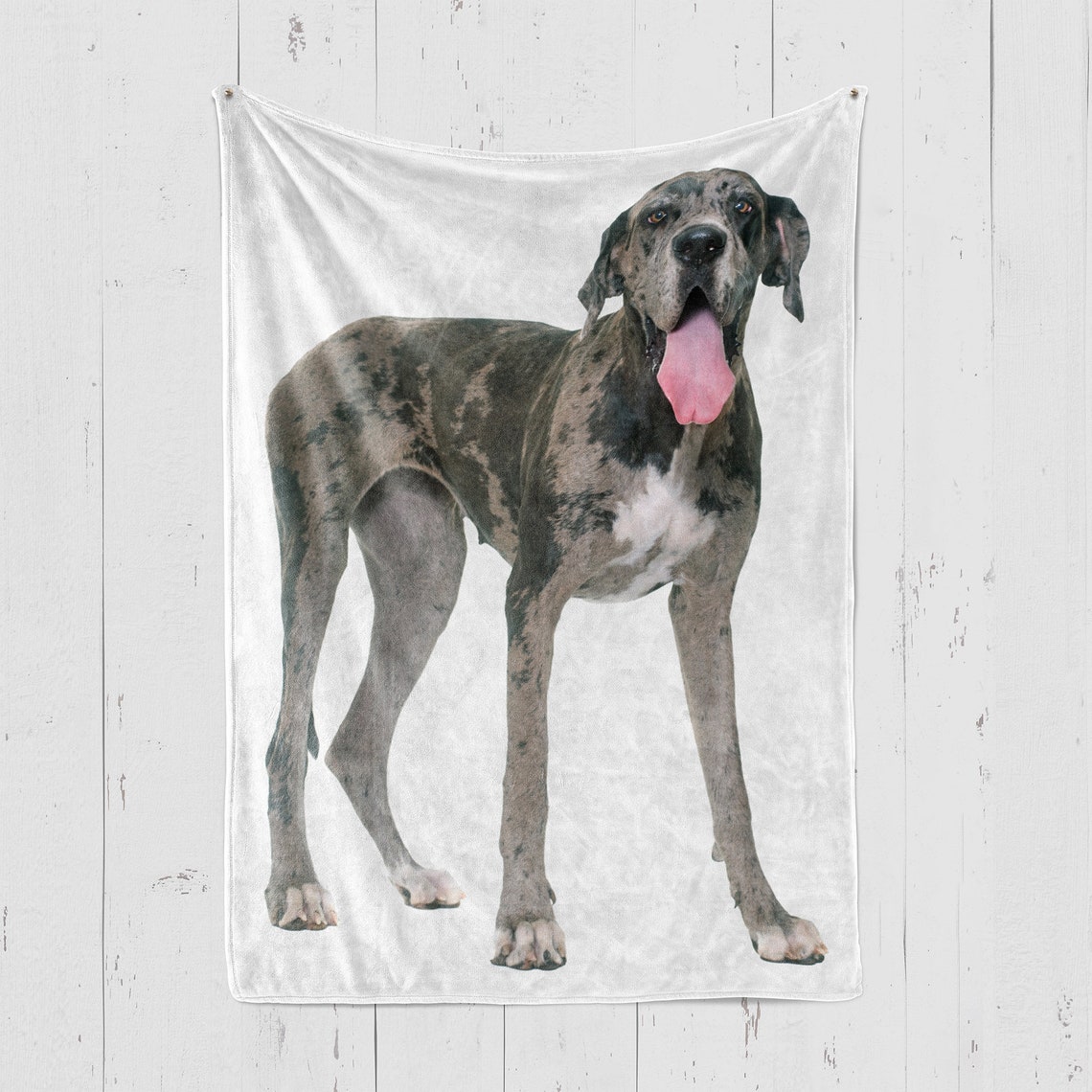 Great Dane Blanket Great Dane Throw Great Dane Lover Gift Etsy