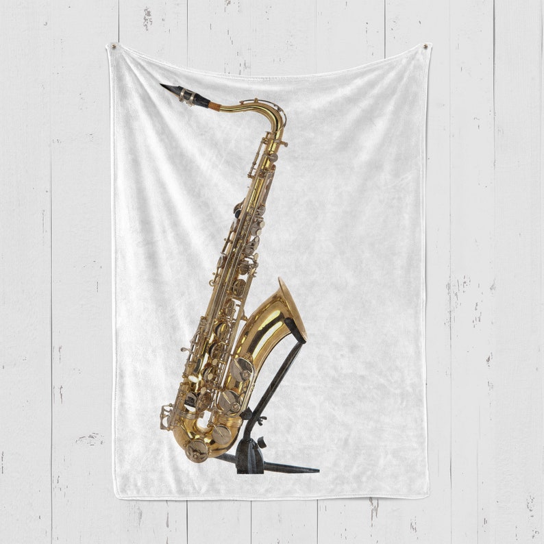Tenor Saxophone Blanket Saxophone Lover Gift Sax Player Gift Etsy