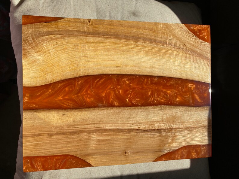 Orange Serving Charcuterie Display Board or Wall Art