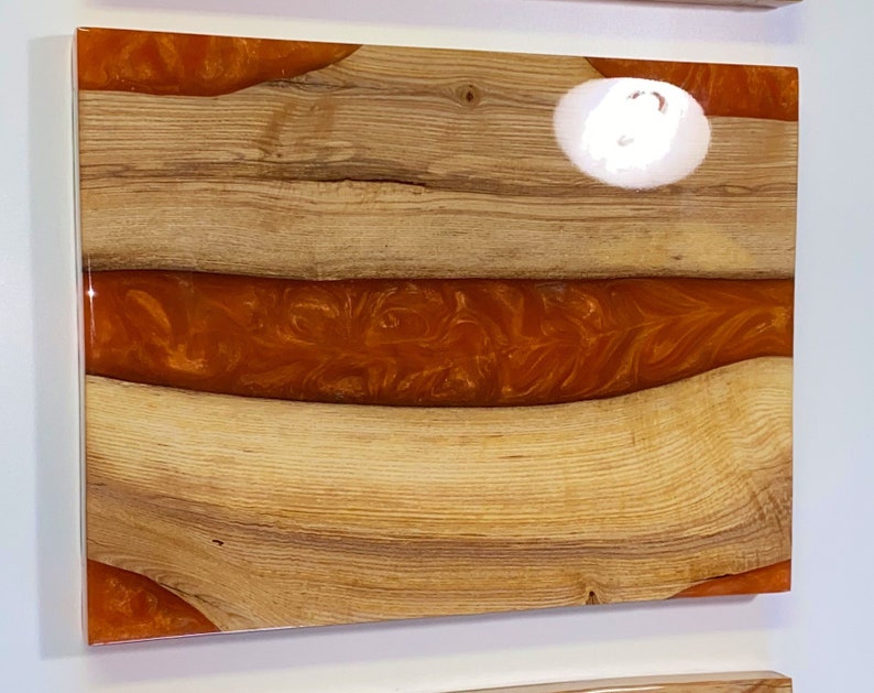 Orange Serving Charcuterie Display Board or Wall Art