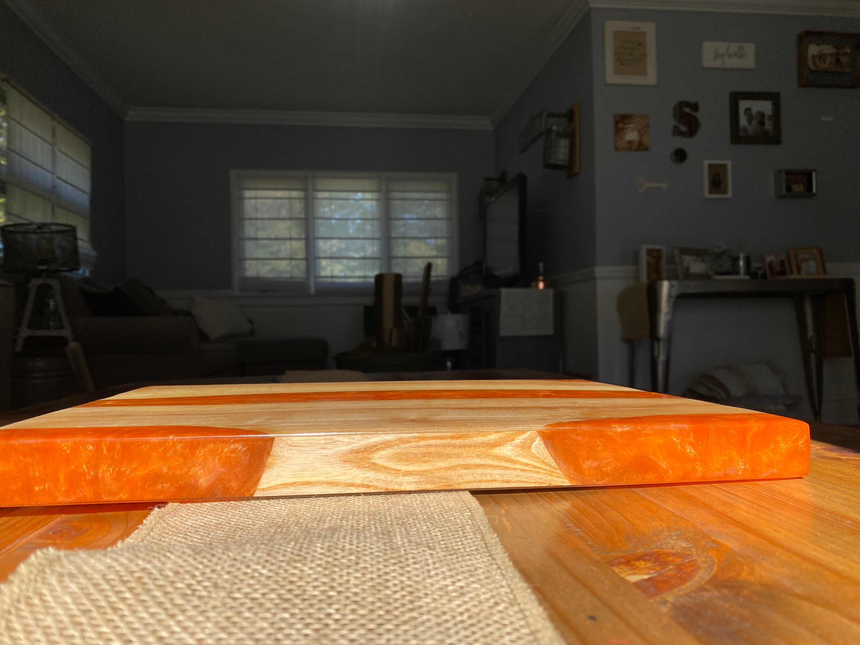 Orange Serving / Charcuterie / Display Board or Wall Art Etsy Australia