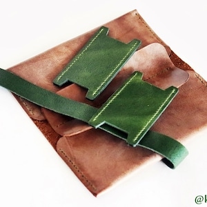 Travel CASE for 2 watches SUPER GIFT rollerbag hand-sewn natural leather