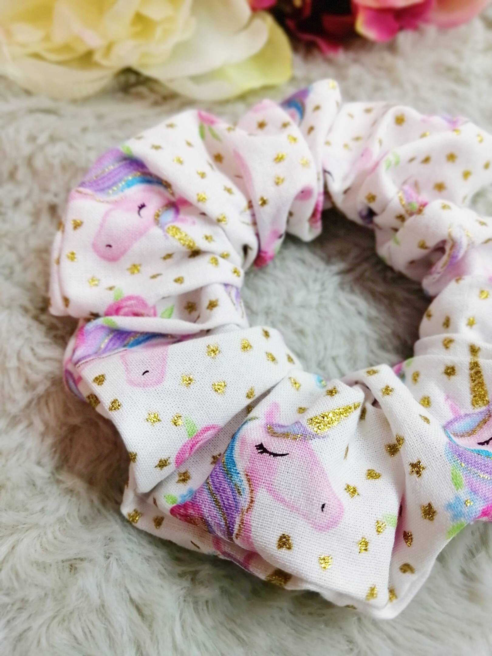 Unicorn Scrunchies / Toddler Scrunchies/ Scrunchies with Etsy