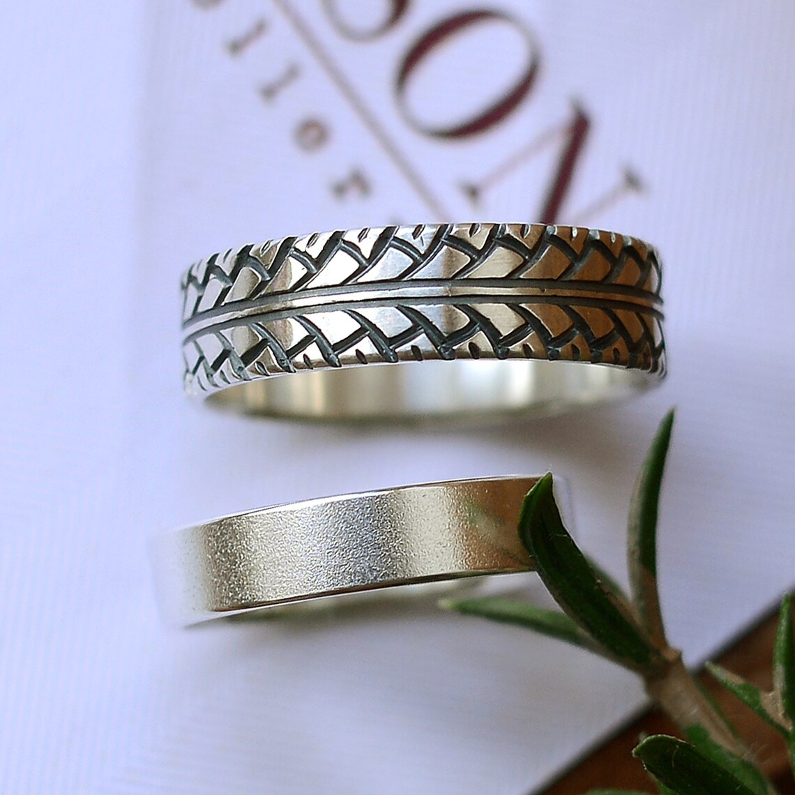 Mens biker ring Dirt Bike Tire Tread Ring Motocross Etsy