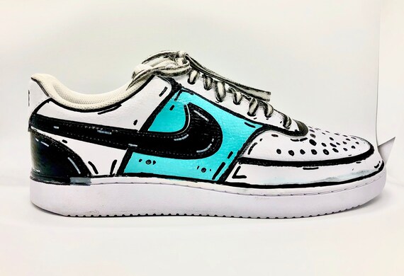 Zapatos nike de dibujos animados personalizados | Etsy España