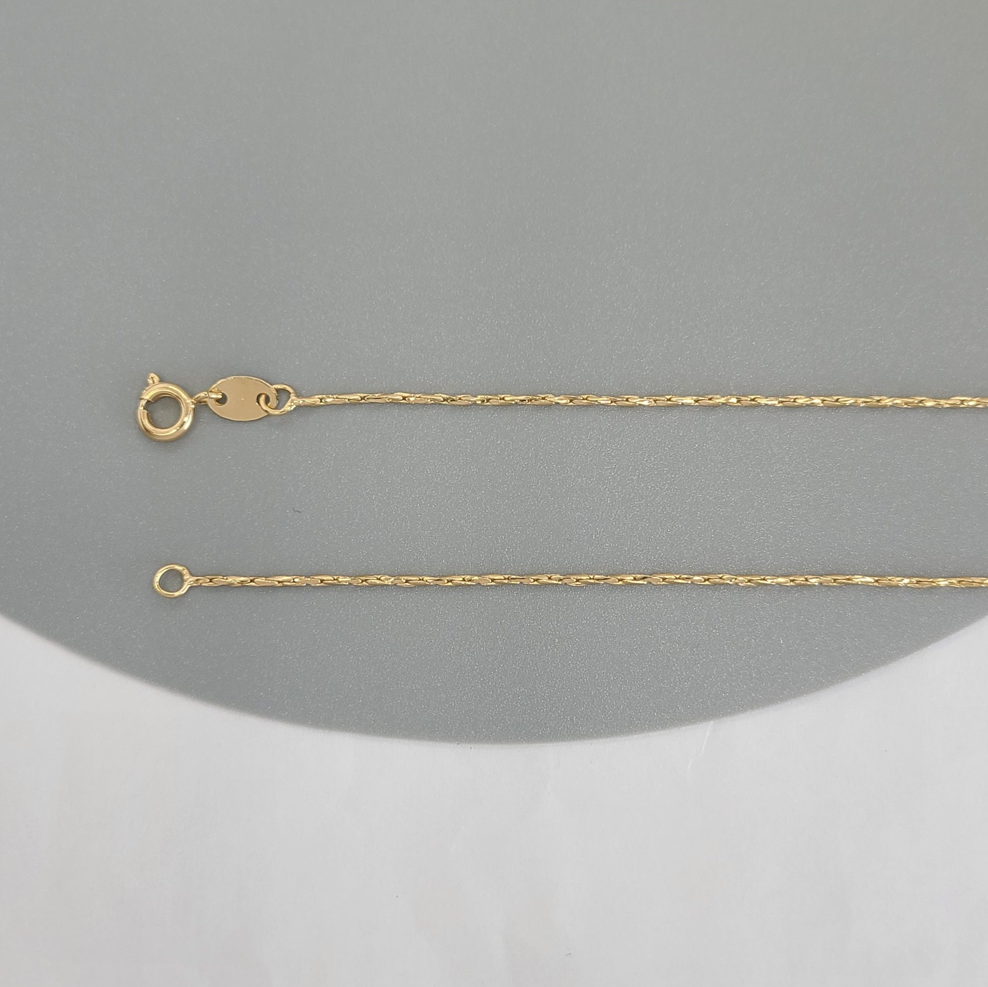 Zircon Hamsa Hand Necklace Rope Link 18K Gold Filled Etsy