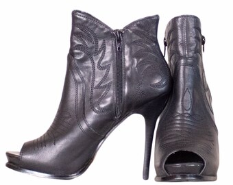 platform cowboy boots