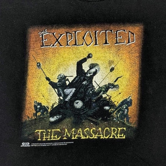 90s Vintage Punk Band: the Exploited, the Massacre Concert Tour