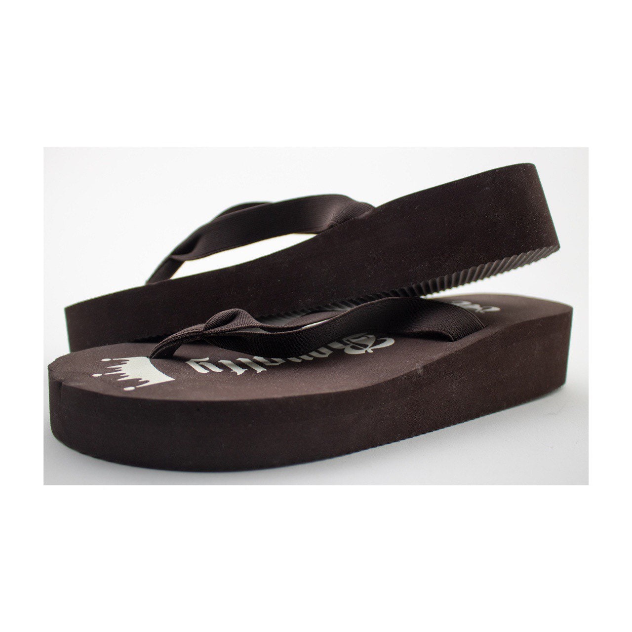 Juicy Couture Wedge Platform Thong Flip Flop Sandals - Etsy