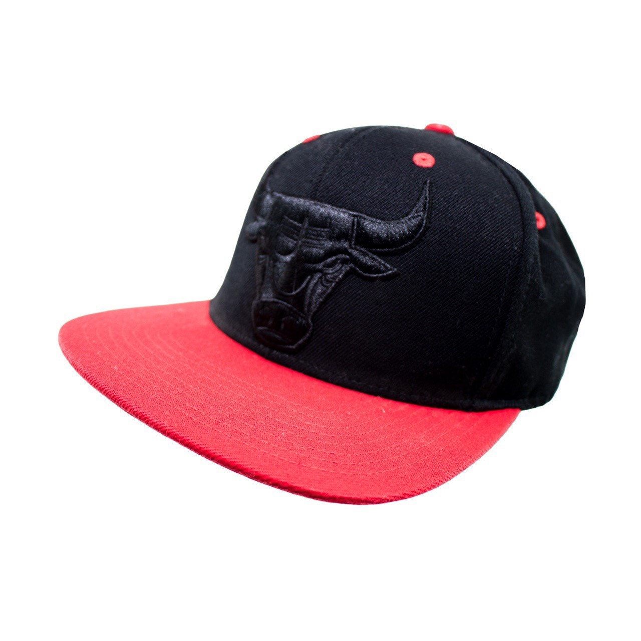 Chicago Bulls Youth Mitchell & Ness Snapback Hat Red