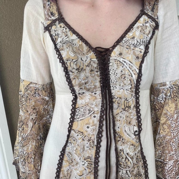 Vintage 1970s Gunne Sax Style Prairie Dress - image 3