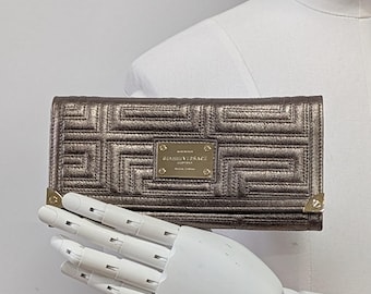 Gianni Versace Couture Mini Geometric Leather Shoulder Bag without shoulder chain strap
