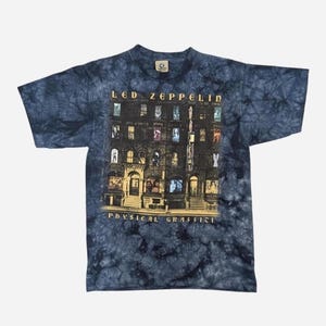 Led zeppelin physical graffiti tshirt - Etsy 日本