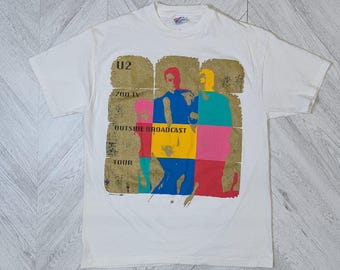 1980's U2 Vintage RARE! Original 1988 Rattle and Hum Tour 80's