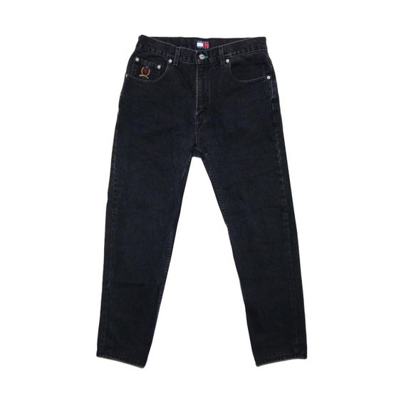 Buy Vintage Black Tommy Hilfiger Jeans Online in India - Etsy