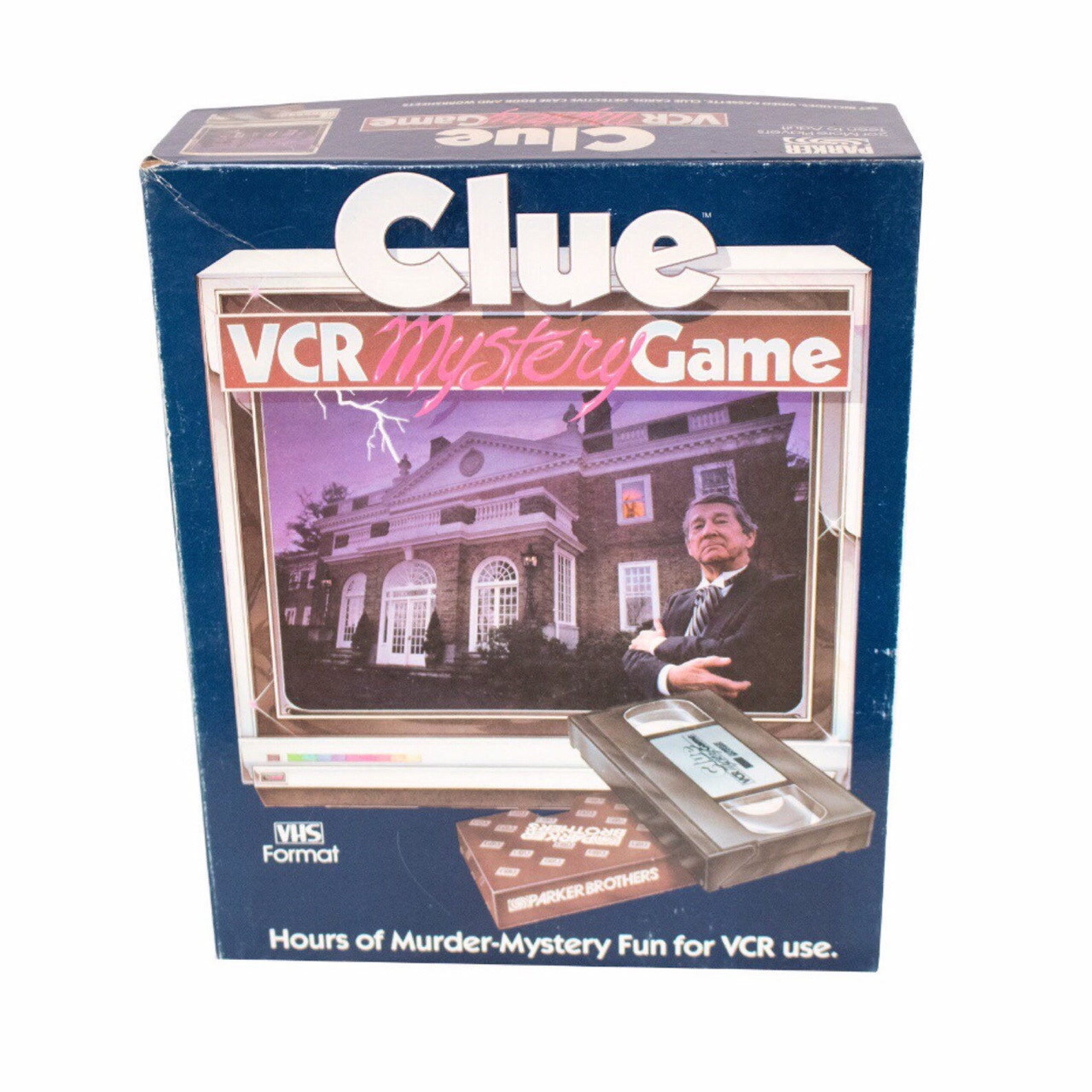 Vintage 1985 Clue VCR Murder Mystery Board Game Etsy